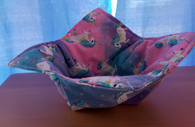 unicorn bowl cozy