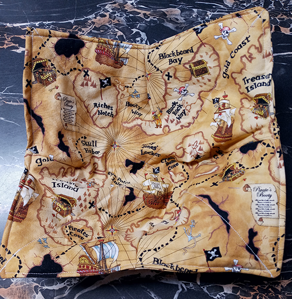 Treasure Map bowl cozy