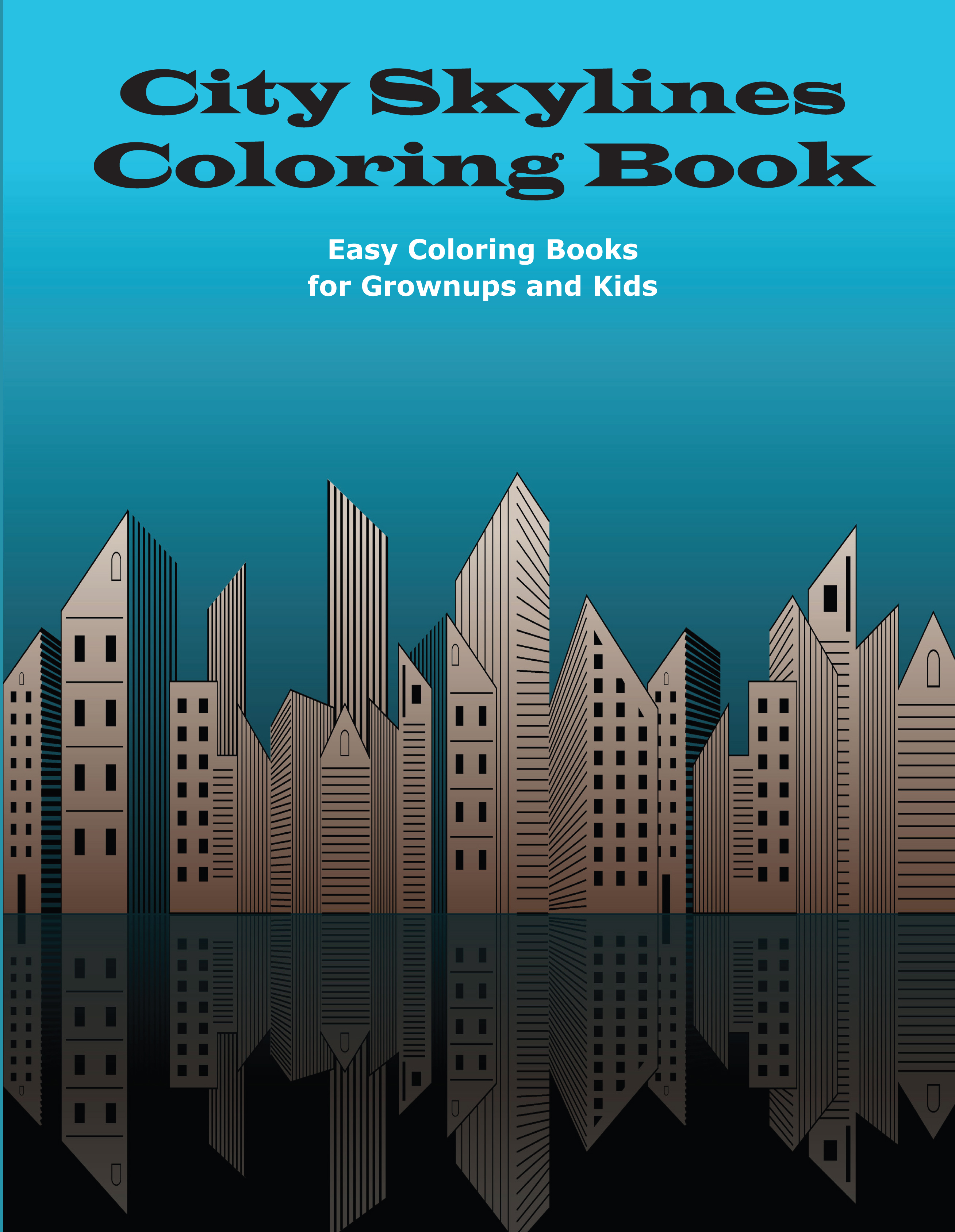 City Skylines Coloring book cover
